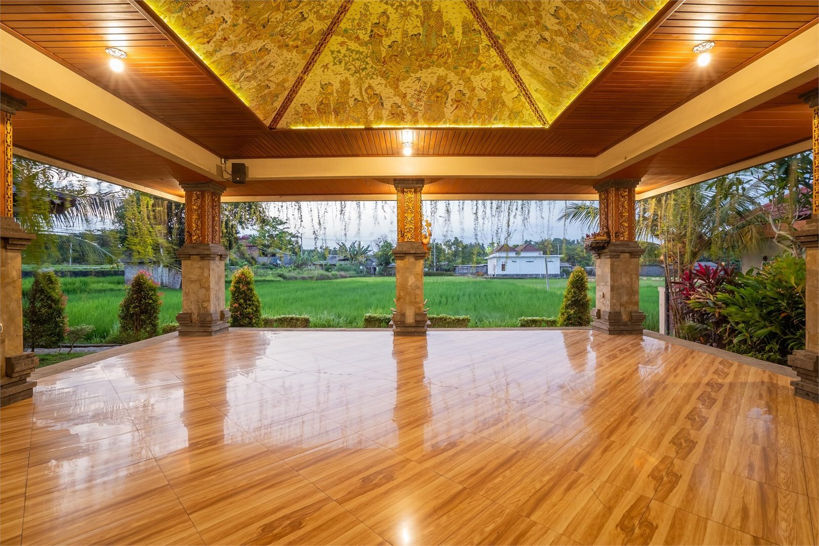 Outside view of accomodation provided by Bali Vinyasa Yoga School 